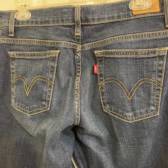 LEVI'S 550 RELAXED FIT BLUE JEANES SIZE 10 LONG - Picture 5 of 8